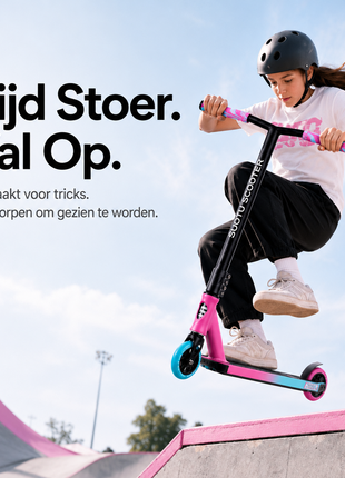 Suotu Stuntstep Roze/blauw