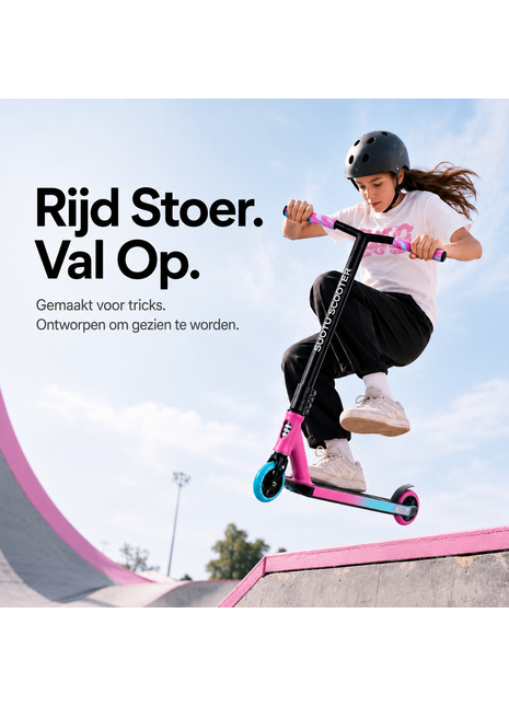 Suotu Stuntstep Roze/blauw