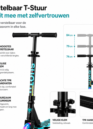 Suotu Kinderstep Zwart/Blauw