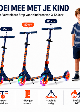 Suotu Kinderstep Blauw Oranje