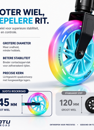 Suotu Kinderstep Zwart/Blauw