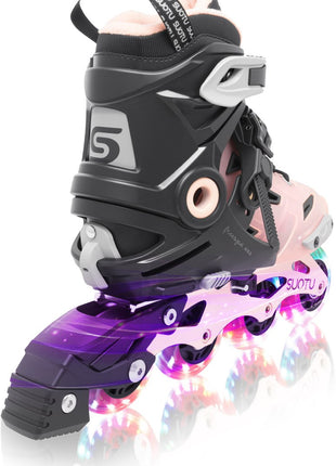 Suotu Skeelers Pro Zwart Roze