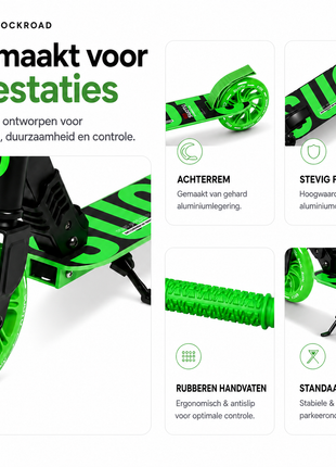 Suotu Kinderstep Zwart/Groen