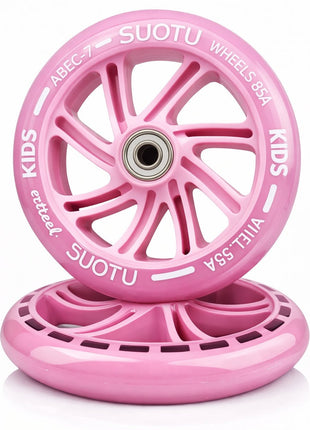 Suotu 145mm verlichte wielen Roze