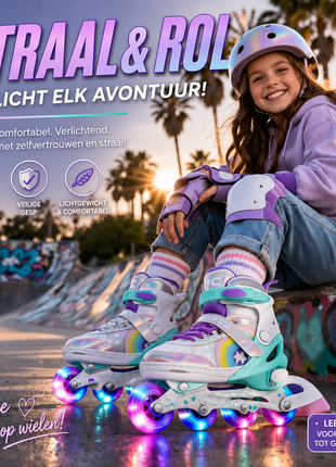 Suotu Kinder Skeelers Regenboog