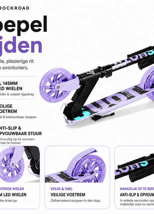 Suotu Kinderstep Zwart/Paars