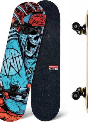 Suotu Skateboard Donkerzwart