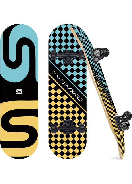 Suotu Skateboard Squa Zwart