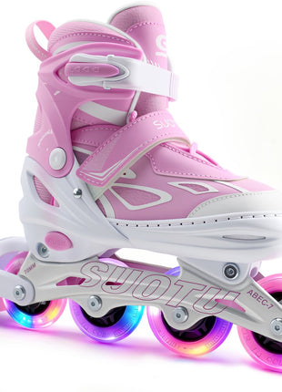 Suotu Kinder Skeelers Roze/Wit