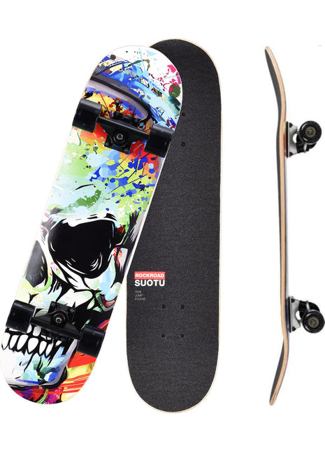 Suotu Skateboard Blauw/Roze