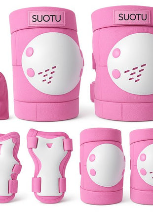 Kinder Val Beschermingsset Roze/Wit Maat S