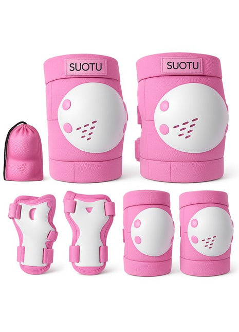 Kinder Val Beschermingsset Roze/Wit Maat S