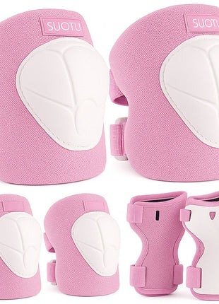 Kinder Beschermingsset Roze wit Maat M