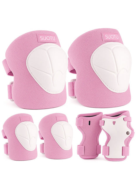 Kinder Beschermingsset Roze wit Maat S