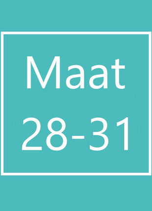 Maat 28-31 Paars wit