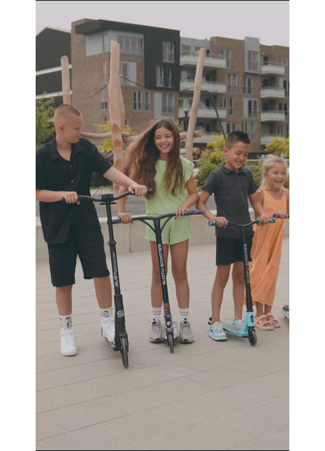 Suotu Stuntstep Geel/Groente/Zwart