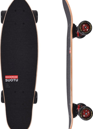 Suotu Short Skateboard Zwart Hout