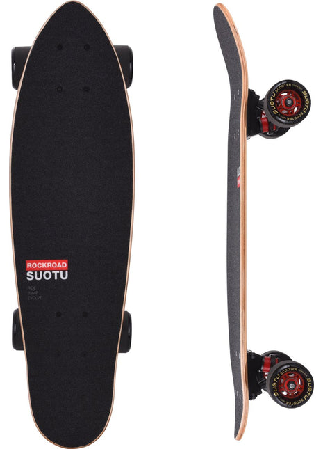 Suotu Short Skateboard Zwart Hout
