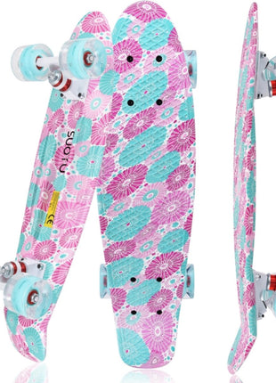 Suotu Short Skateboard Lichtblauw Paars
