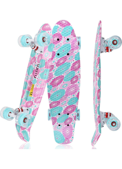 Suotu Short Skateboard Lichtblauw Paars