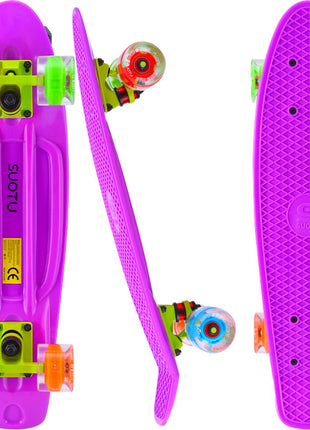 Suotu Short Skateboard Paars