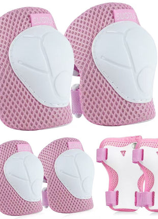Kinder Beschermingsset Roze wit Maat S