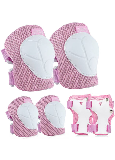 Kinder Beschermingsset Roze wit Maat M